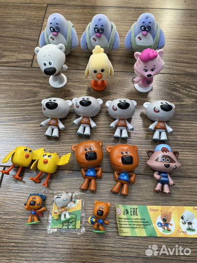 Игрушки мелкие киндер макдональдс sweet box