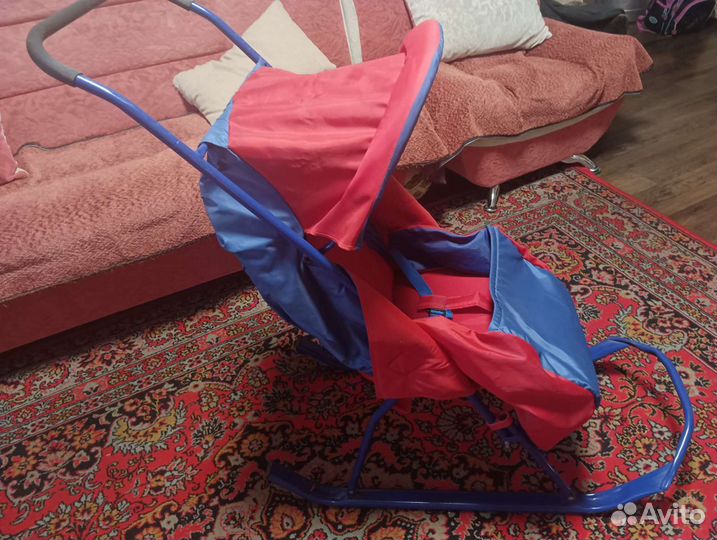 Детские санки коляска бу