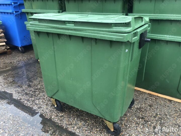 Пластиковый контейнер для мусора 770л Ш3892
