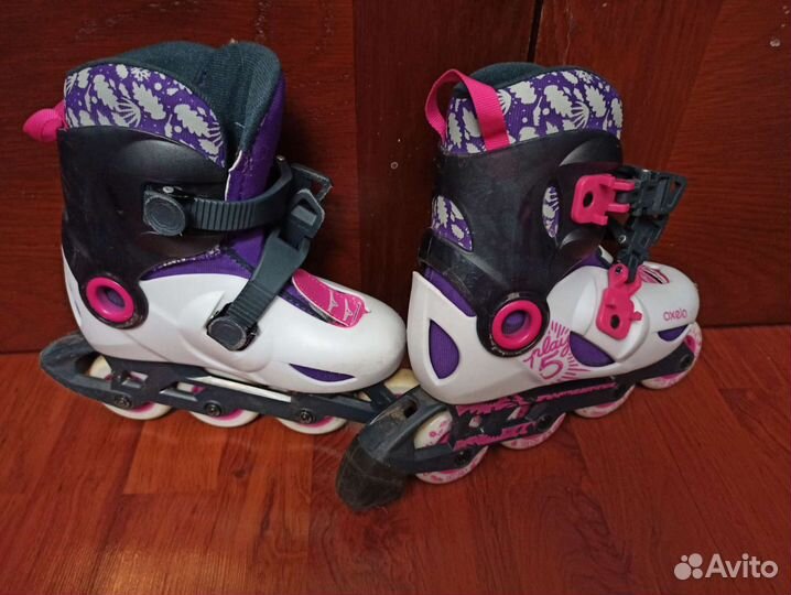 Роликовые коньки детские раздвижные