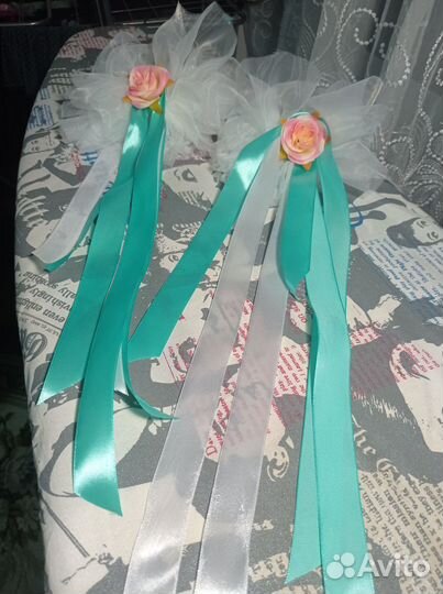 Свадебные украшения на машину