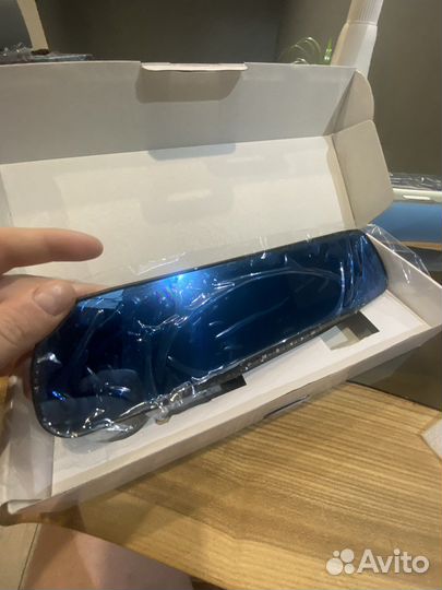 Видеорегистратор зеркало с камерой заднего вида