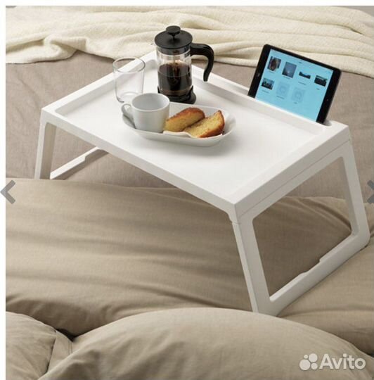 Поднос на ножках IKEA, белый