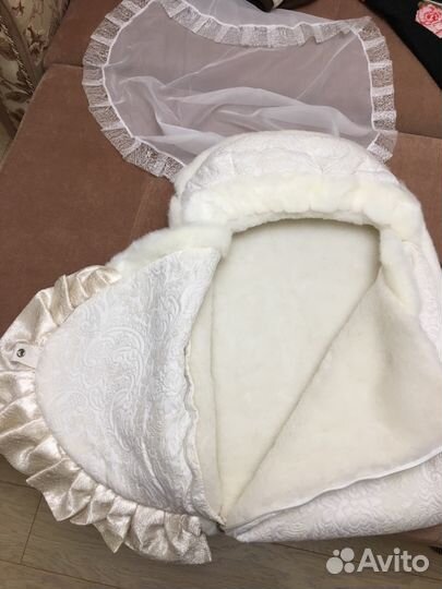 Конверт на выписку из овчины