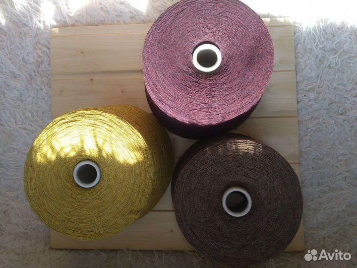 Итальянская бобинная пряжа, шерсть 98