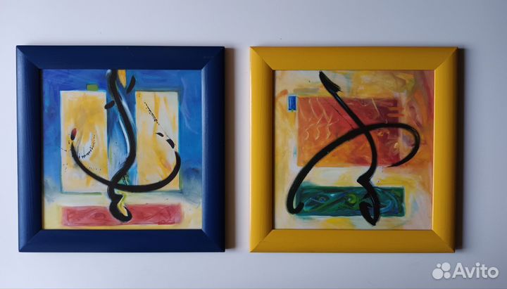 Постеры в рамке со стеклом