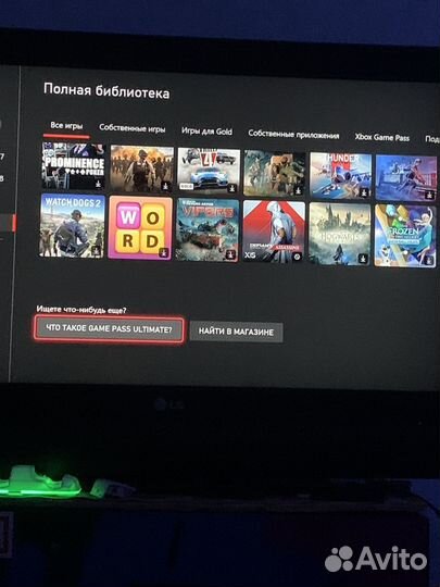 Xbox one s 1tb с играми