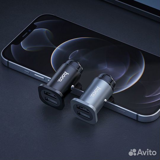 Автомобильное зарядное устройство hoco NZ4 Wise, 2