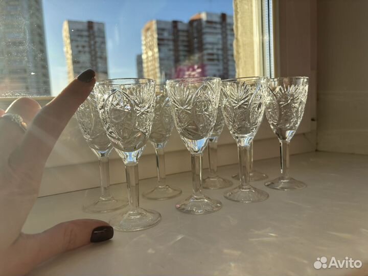 Хрусиальные рюмки