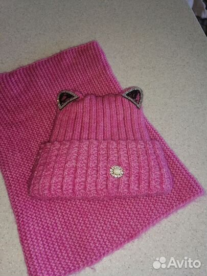 Шапка и снуд для девочки