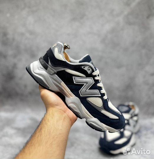 Кроссовки синие new balance 9060