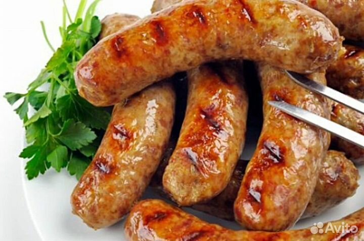 Колбаски домашние, домашняя еда с доставкой