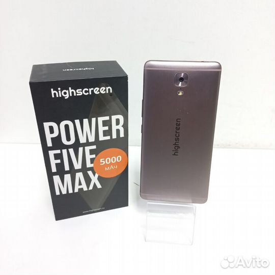 Highscreen Power Five Max 4\64 Гб Серый Смартфон