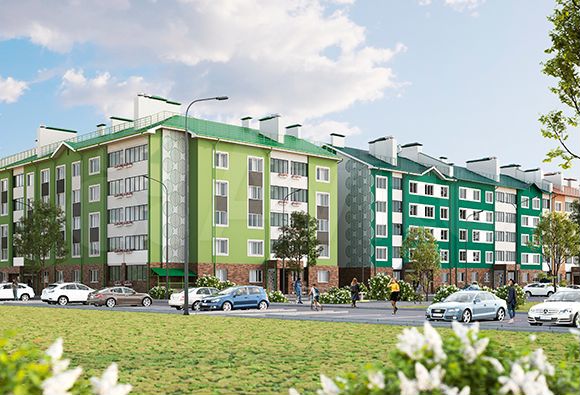 2-к. квартира, 77,4 м², 1/5 эт.
