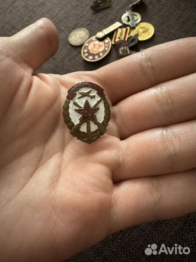 Значок досааф СССР винт