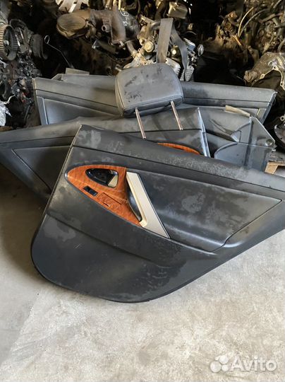 Салон Toyota camry 40 чёрный