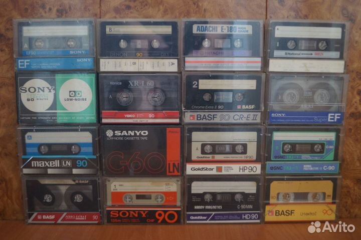 Sony+Basf+Tdk++ 30 аудиокассет compact cassette