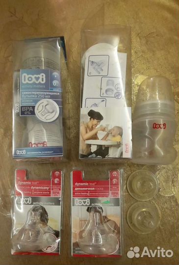 Молокоотсос, бутылочки, стерилизатор