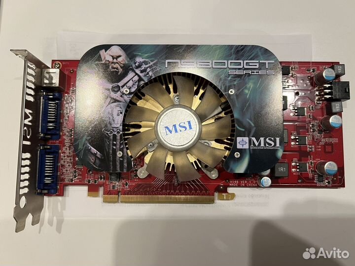 Видеокарта MSI GeForce 9800 GT 512 Mb
