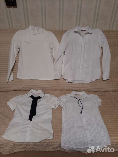 Форма школьная рубашки, водолазка