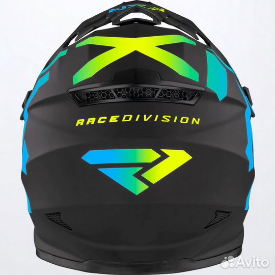 Шлем Детский FXR Legion Black/Blue/Hi Vis 220640-1