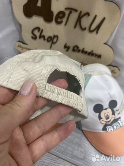 Кепка бейсболка с Микки Маусом hm 3 6 9 месяцев