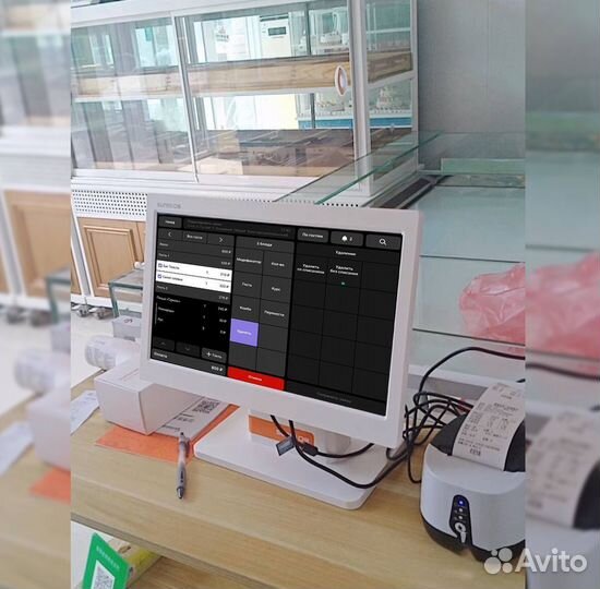 Комплект r keeper касса для кафе столовой