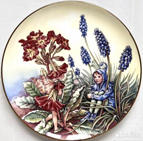 Border.Винтажные тарелки 