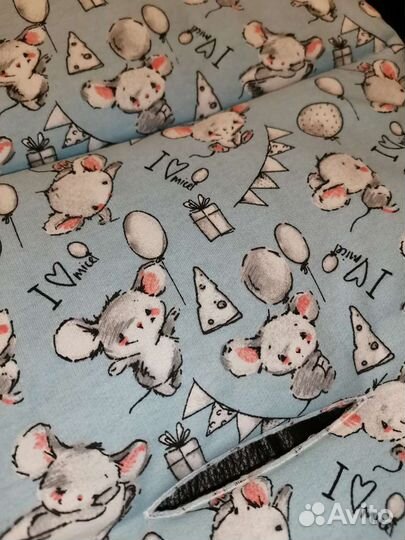 Двусторонний матрасик-чехол в коляску/автокресло