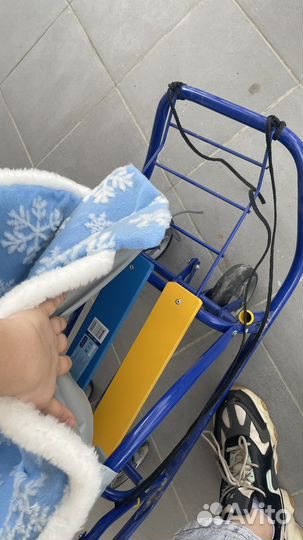 Детские санки с колесами