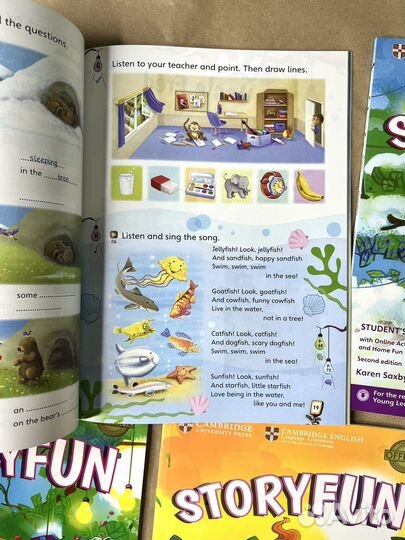 Storyfun Second edition 1,2,3,4,6 новые