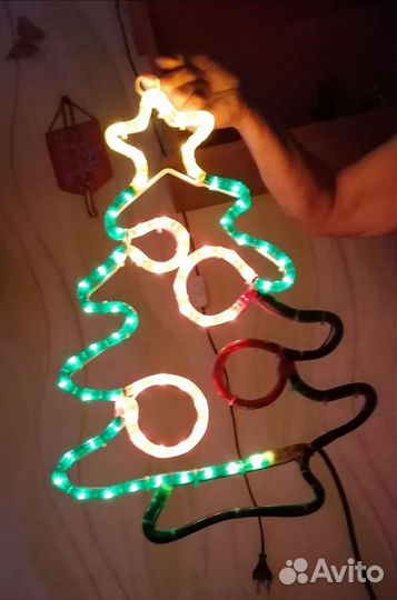 Гирлянда 4 шт. Светящиеся, 1000 оуб