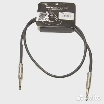Кабель 6,3 джек - 6,3 джек invotone ACI1002/BK
