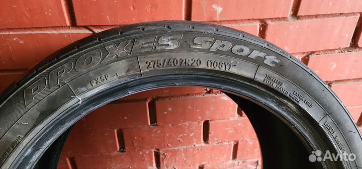 Toyo Proxes Sport 275/40 R20 106Y