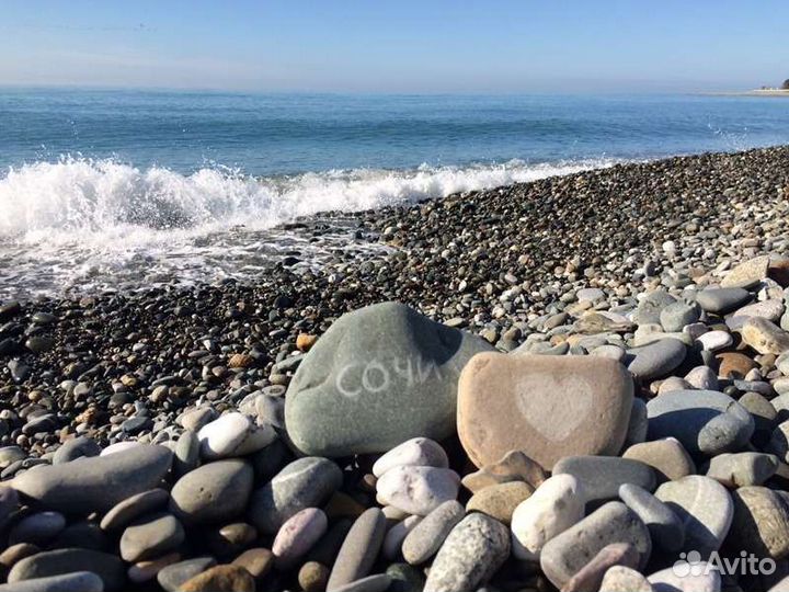 Морская галька камни