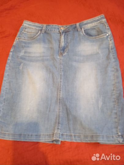 Юбка джинсовая