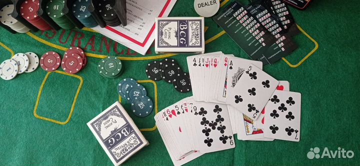 Покерный набор с шафл машинкой