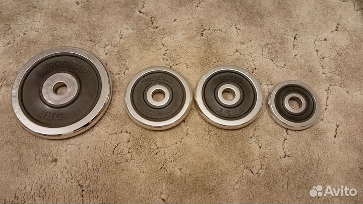 Штанга с блинами Torneo