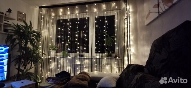 Гирлянда занавес гирлянда штора 3х3 м