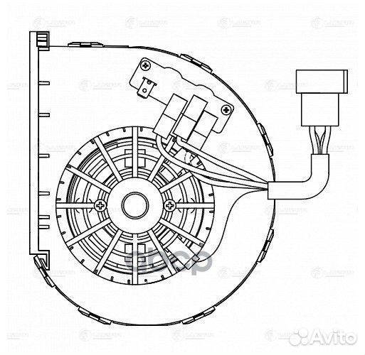 Э/вентилятор отоп. LFH1203 luzar