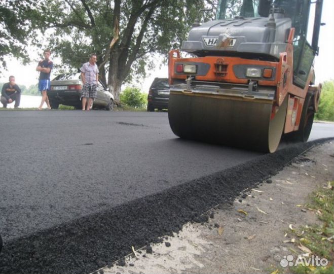 Ремонт дорог, крошка, асфальт, любой сложности