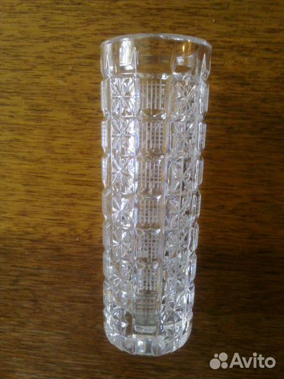 Вазочка-стакан хрусталь ручной работы