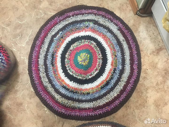 Вязанные коврики