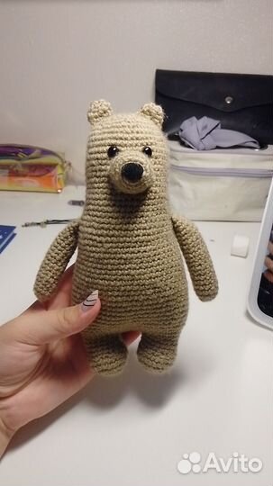Мишка амигуруми