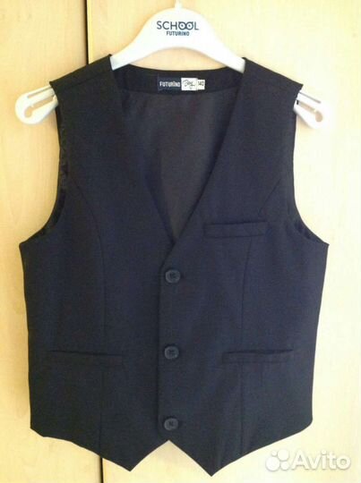 Жилет школьный черный