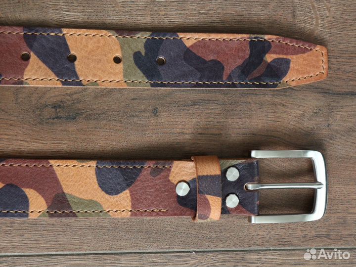 Ремень мужской ручной работы