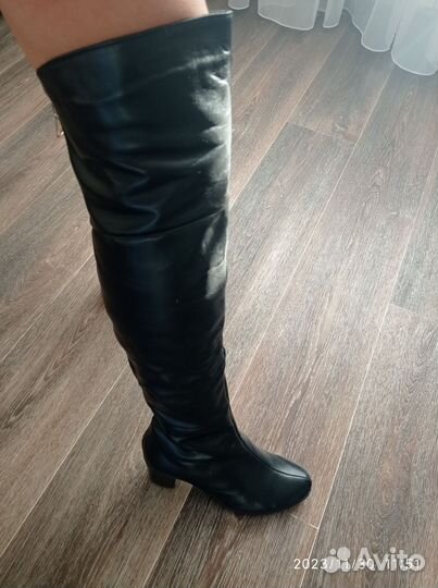 Сапоги ботфорты зимние женские 39 новые