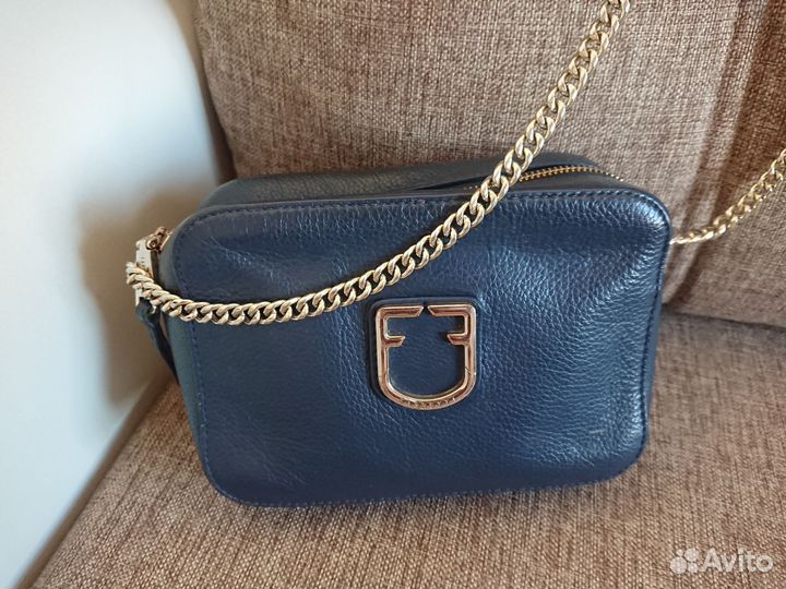 Сумка Fabretti кросс-боди темно-синяя