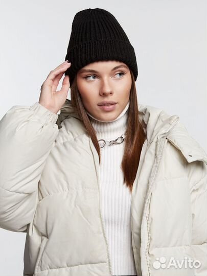 Шапка бини средней вязки Шапки Оптом