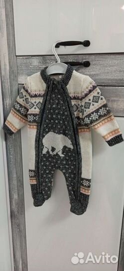 Комбинезон детский вязаный